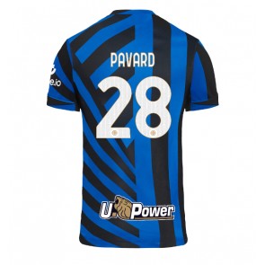 Billiga Inter Milan Benjamin Pavard #28 Hemmatröja 2024-25 Kortärmad